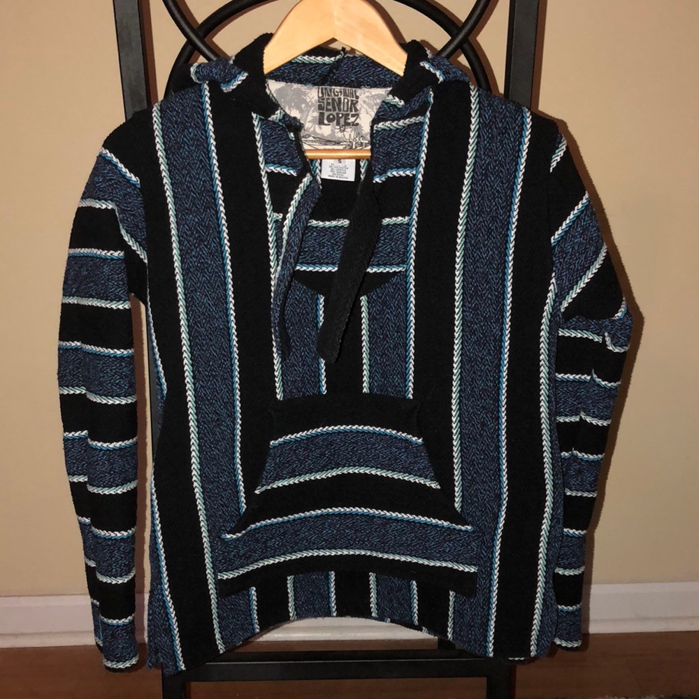 Adult small Senor Lopez “Drug Rug” Pullover